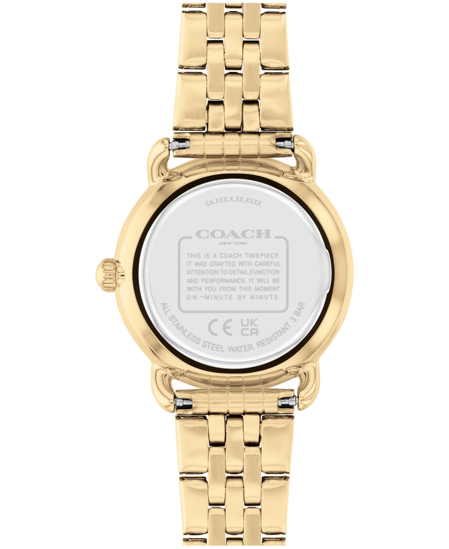 Женские часы COACH Elliot Gold Tone Stainless Steel Bracelet Watch, 28mm — фото 3