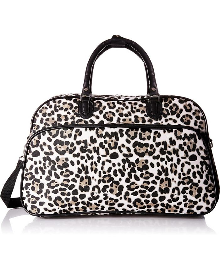 World Traveler Leopard 21-inch Carry-On Shoulder Duffel Bag - Macy's