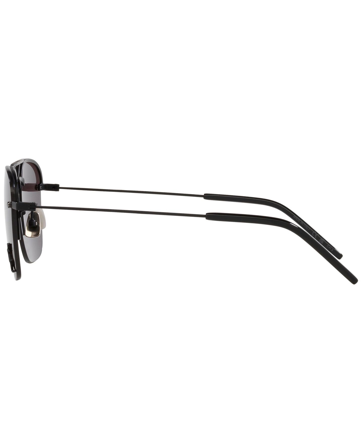 Женские солнцезащитные очки Saint Laurent SL 309 M Sunglasses, цвет: Чёрный — фото 3