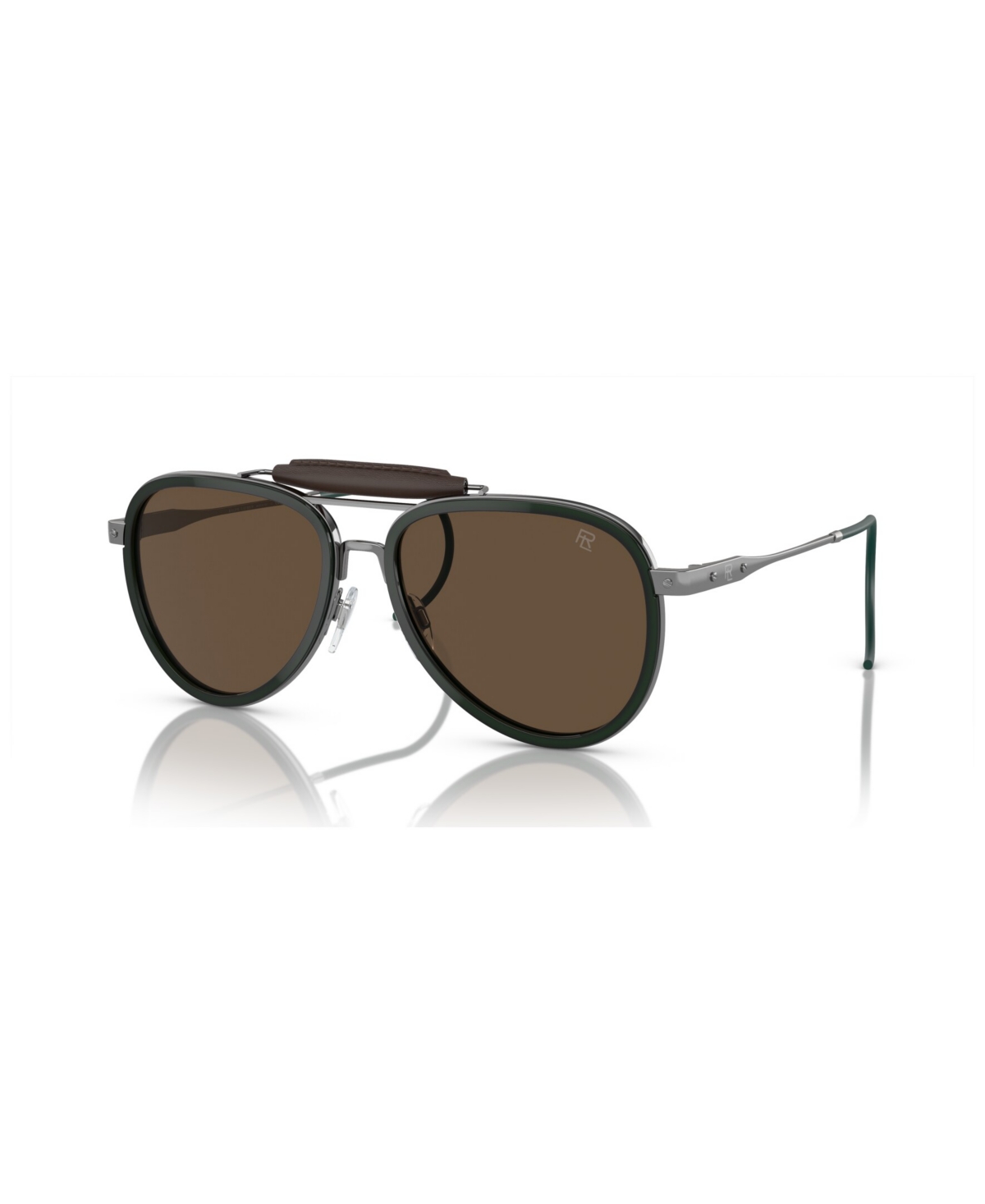 Shop Ralph Lauren Men's The Roadster Sunglasses Rl7080q In Green