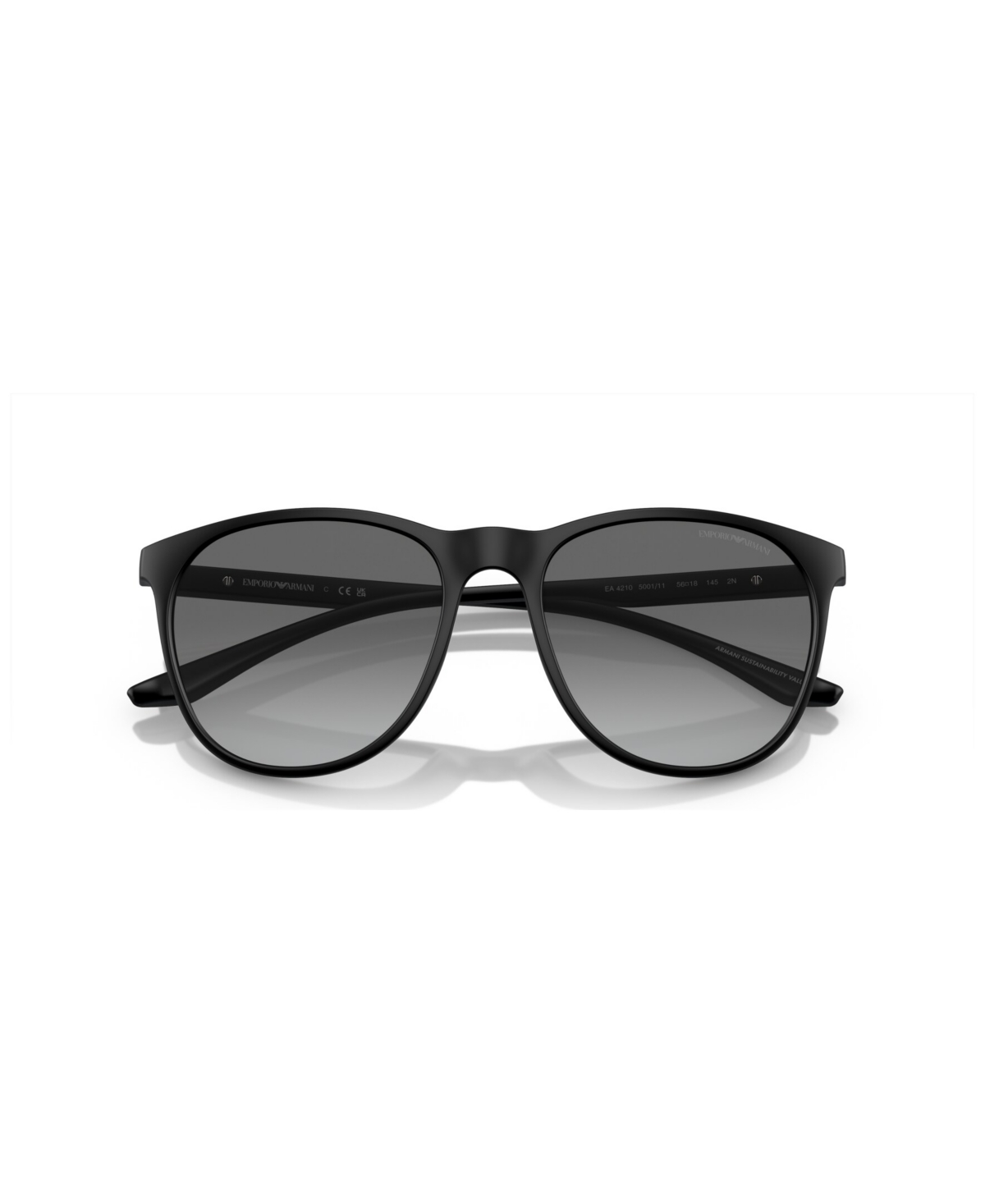 Emporio Armani Men's Sunglasses, Gradient Ea4175 In Matte Black