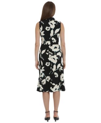 Maggy London Women's Sleeveless Lace Dress - Knee Length Pencil Dress With Sequin Details - View #4
