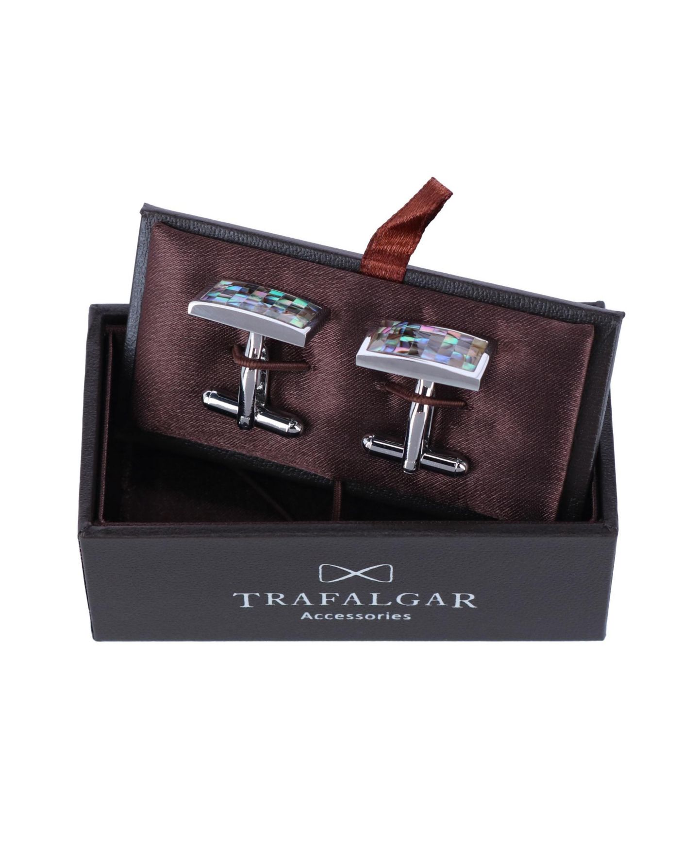 Мужские запонки TRAFALGAR Walken the Mother of Pearl Cufflinks (1 Pair) — фото 2