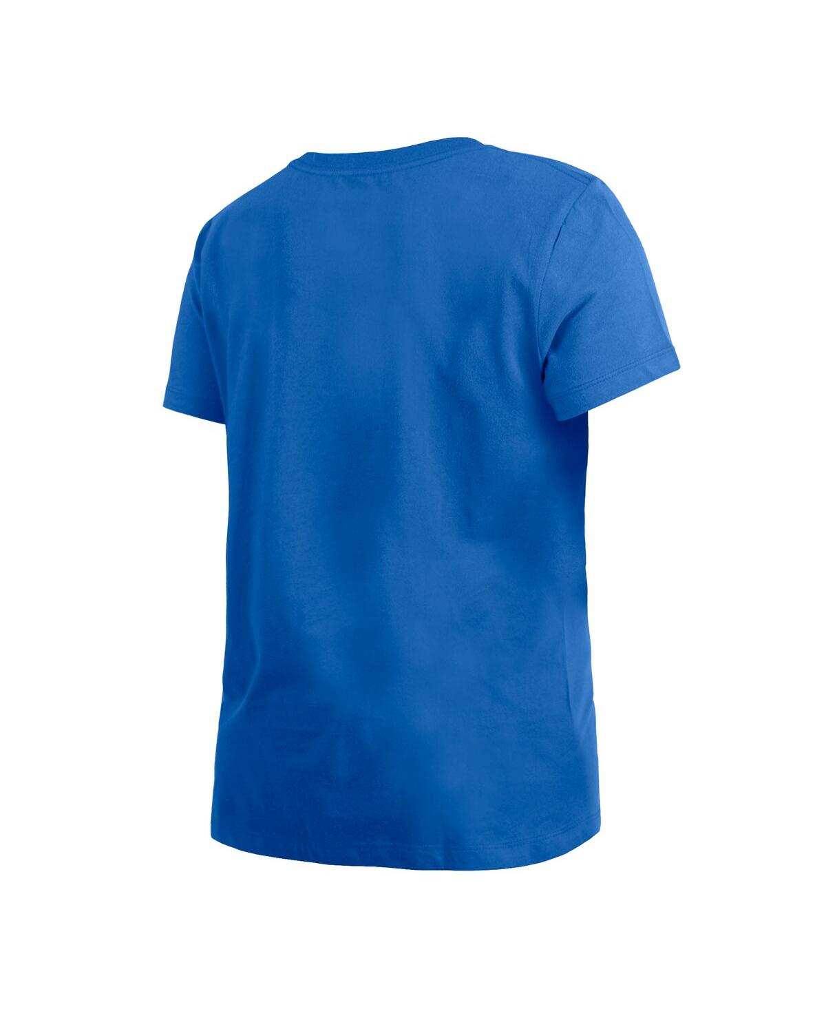 NEW ERA WOMEN'S NEW ERA BLUE MILWAUKEE BUCKS 2023/24 CITY EDITION T-SHIRT 