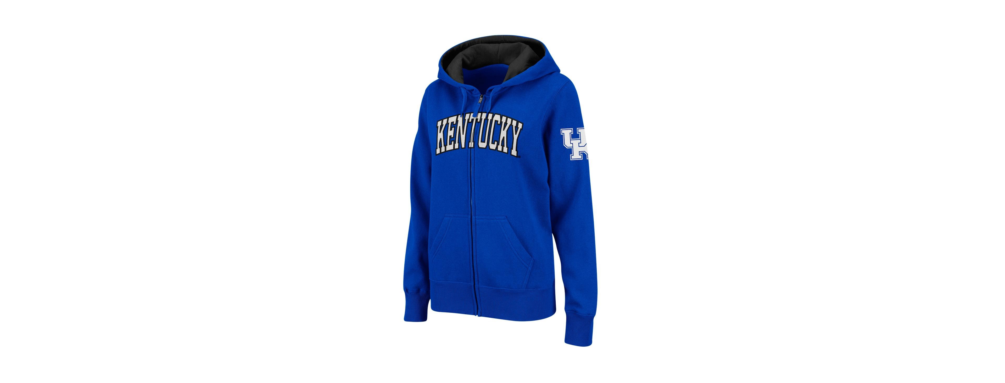 Women's Colosseum Kentucky Wildcats Arched Name Full-Zip Hoodie
