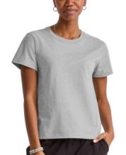 Women's T-shirts, Casual Tees, Solid Grey Casual T-shirt