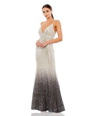 ombre sequin bridesmaid dresses Classy and Vintage Ombre Sequin Ball Gowns Sparkly Quince Dresses FD17   Viniodress
