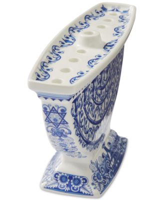 Blue Italian Menorah