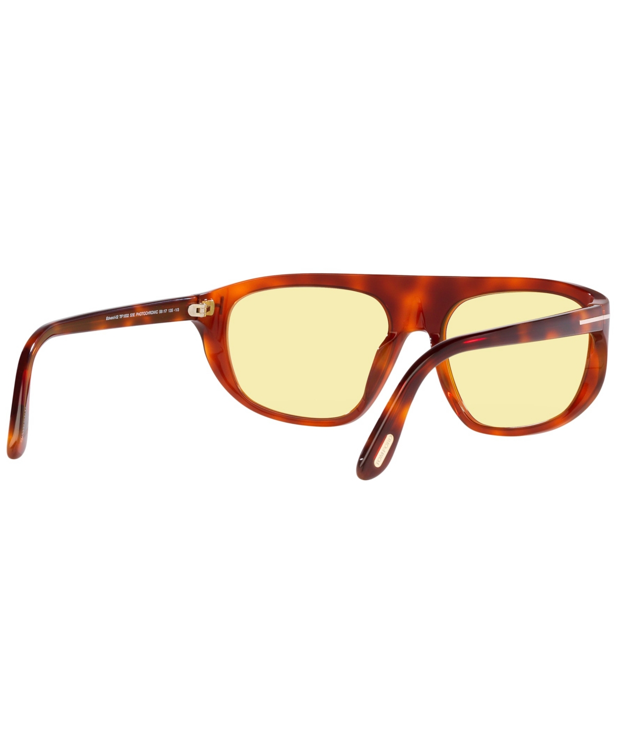 Shop Tom Ford Unisex Ft1002 Sunglasses, Photocromic Tr001533 In Brown Gold