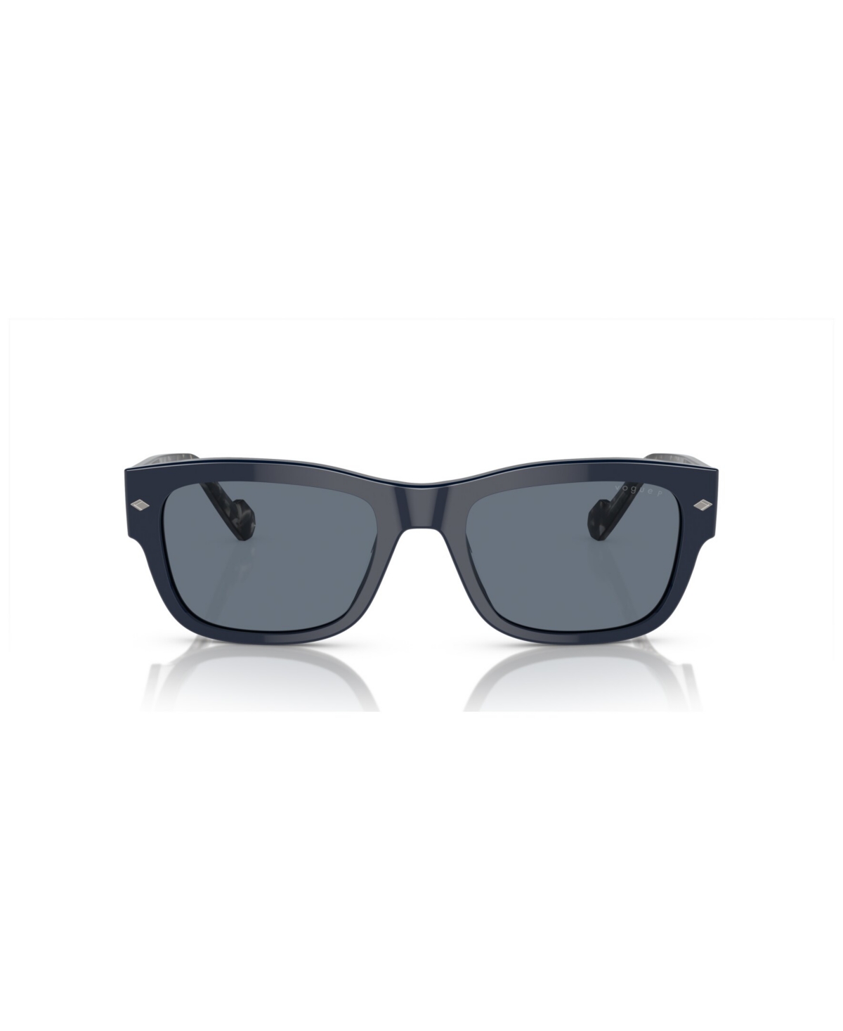 Shop Vogue Eyewear Men's Polarized Sunglasses, Polar Vo5530s In Full Dark Blue