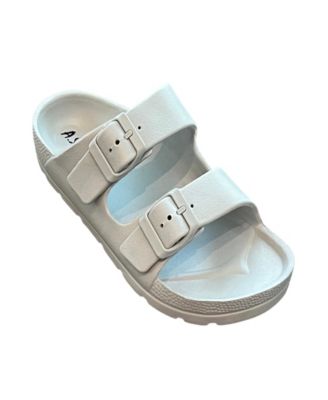 Comfort Slides Double Buckle Adjustable Scooby Flat Sandals
