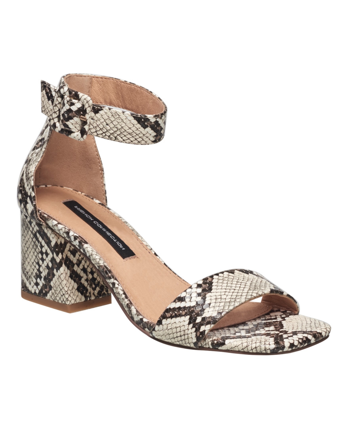 French Connection Women's Texas Block Heel Sandals In Soft Truffle