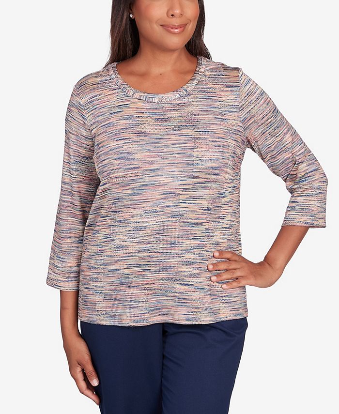 Alfred dunner petite clearance tops clearance