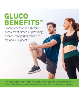 DaVinci Labs Gluco Benefits - Dietary Supplement to Support Healthy Metabolism and Enhanced Cellular Energy - With Vitamin B6, Chromium, Glucevia, and More - Gluten-Free