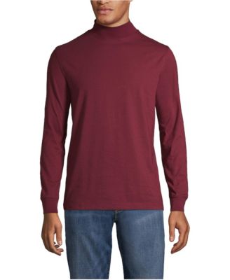 Men's Big & Tall Super-T Long-Sleeve Mock Turtleneck Classic-Fit T-Shirt