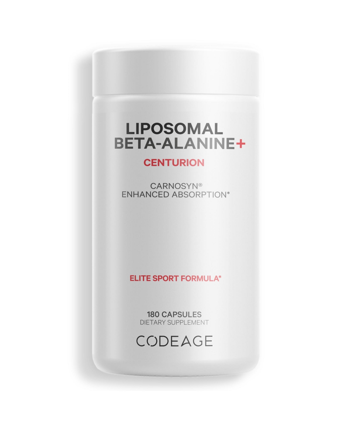 Codeage Liposomal Beta-Alanine Supplement - CarnoSyn Beta-Alanine - 2-Month Supply - Liposomal Delivery - Pre Workout, Post Workout and Sport Suppleme