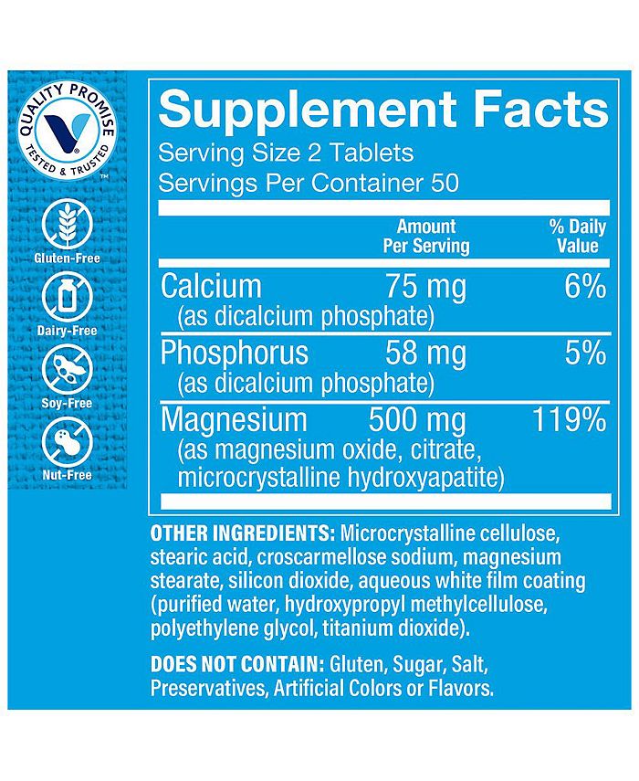 The Vitamin Shoppe Magnesium Citrate Complex A.M. Supports Bone