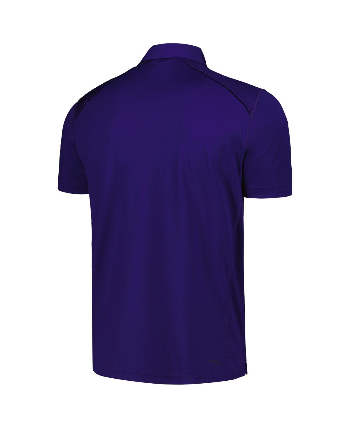 Shop Adidas Originals Men's Adidas Purple Ecu Pirates Classic Aeroready Polo Shirt