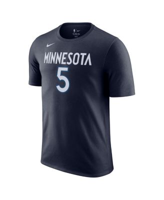 Men's Anthony Edwards Navy Minnesota Timberwolves Icon 2022/23 Name and Number T-shirt