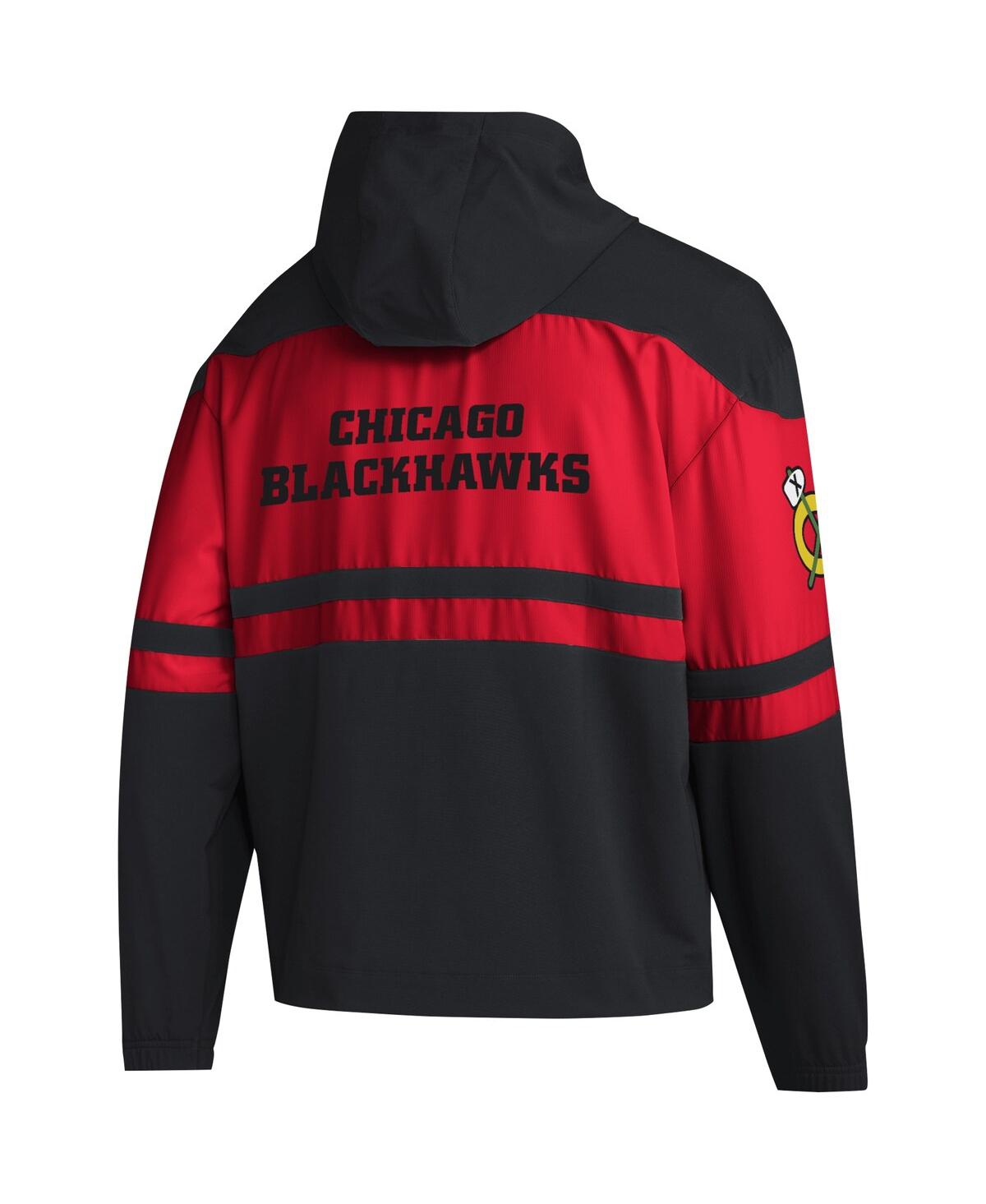 Shop Adidas Originals Men's Adidas Black Chicago Blackhawks Full-zip Hoodie