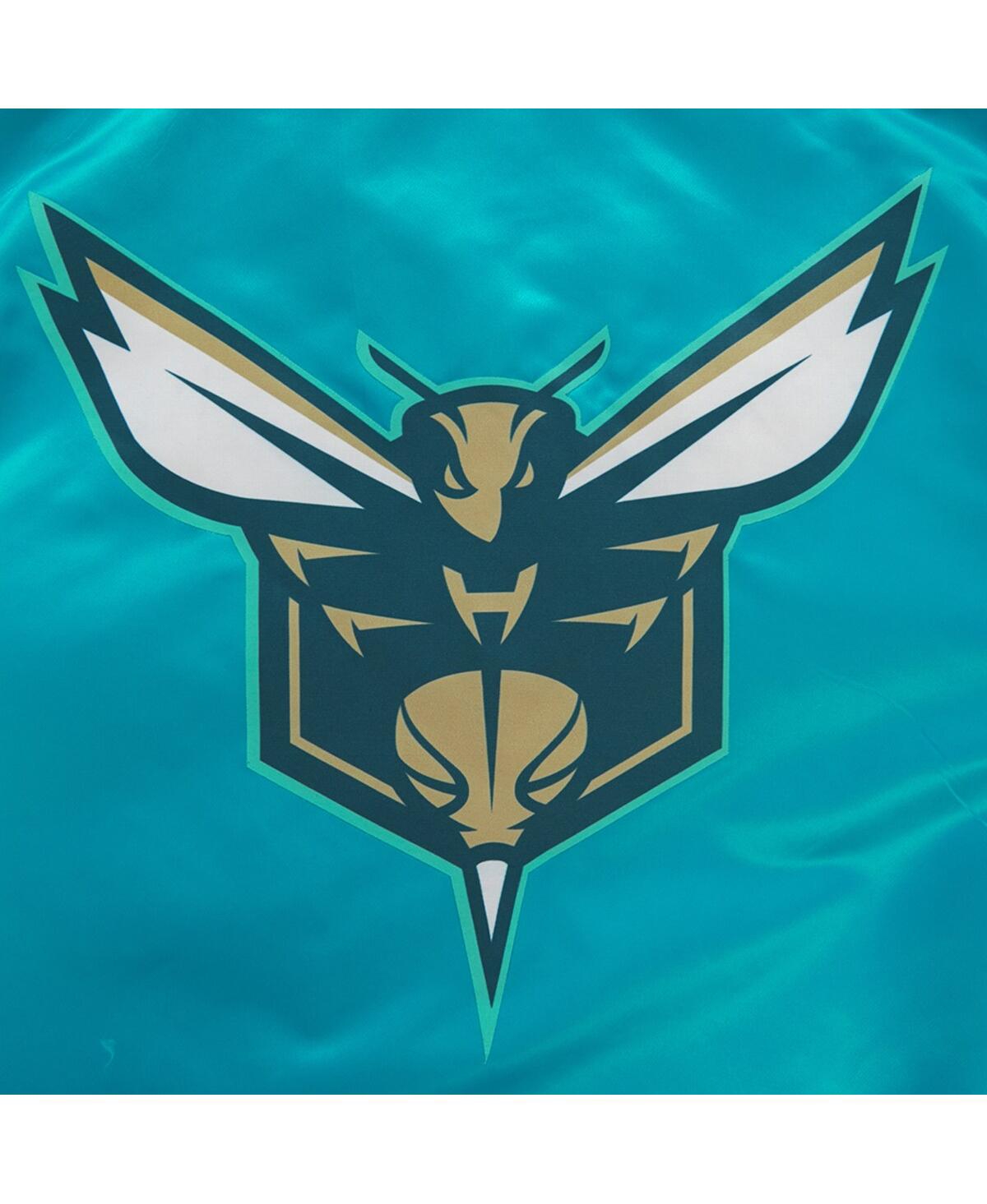 Pro Standard Men's  Teal Charlotte Hornets 2023/24 City Edition Satin Full-snap Jacket In Teal