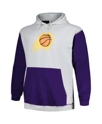 Men's Purple, Silver Phoenix Suns Big and Tall Primary Arctic Pullover Hoodie