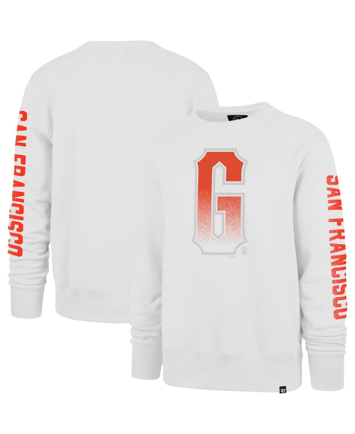 47 Brand Men's ' White San Francisco Giants City Connect Legend Headline Pullover Sweatshirt