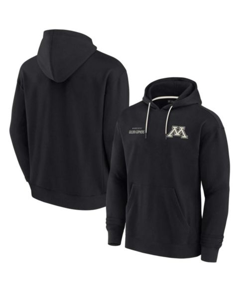 Худи Fanatics Signature Black Minnesota Golden Gophers Super Soft Fleece Pullover