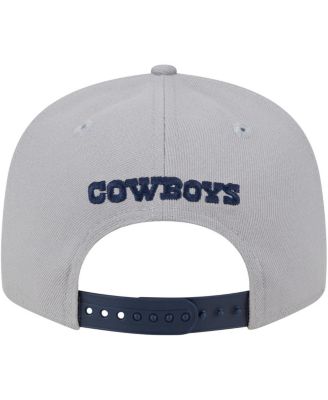 Men's Gray, Navy Dallas Cowboys Band 9FIFTY Snapback Hat