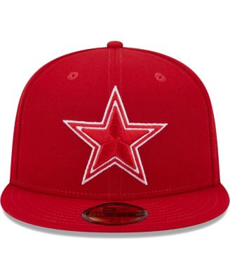 Men's Scarlet Dallas Cowboys Super Bowl XXVII Main Patch 59FIFTY Fitted Hat