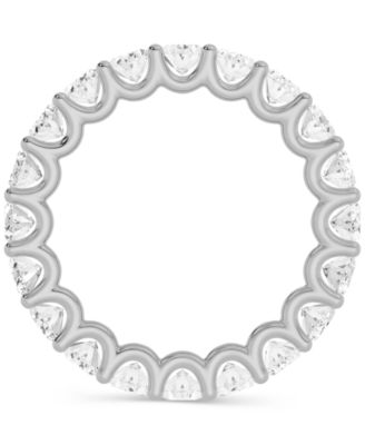 Diamond Oval-Cut Eternity Band (4 ct. t.w.) in Platinum or 14k Gold