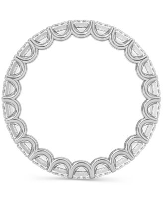 Diamond Emerald-Cut Eternity Band (4 ct. t.w.) in Platinum or 14k Gold