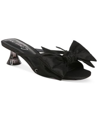 Circus NY by Sam Edelman - Women's Natalina Bow Kitten-Heel Dress Sandals