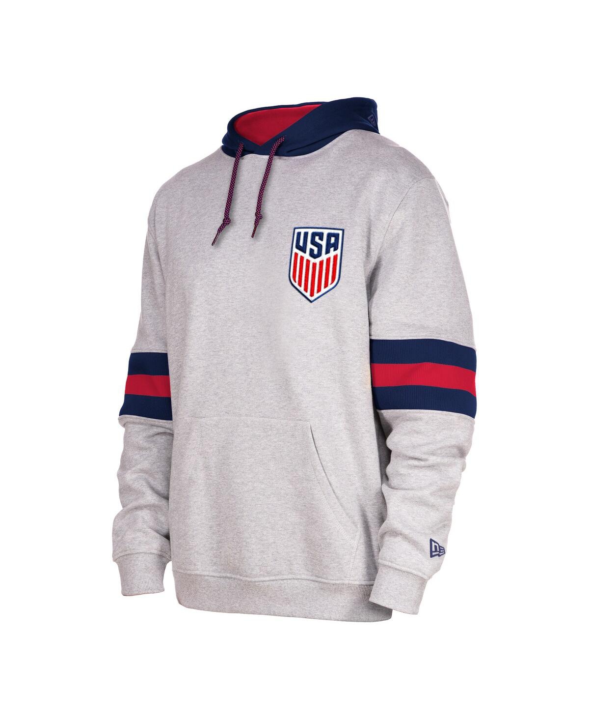 Men's 5th & Ocean by New EraUsmnt Athleisure Pullover Hoodie - Gray