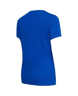 Women's Royal, Red Kansas Jayhawks Arctic T-shirt and Flannel Pants Sleep Set