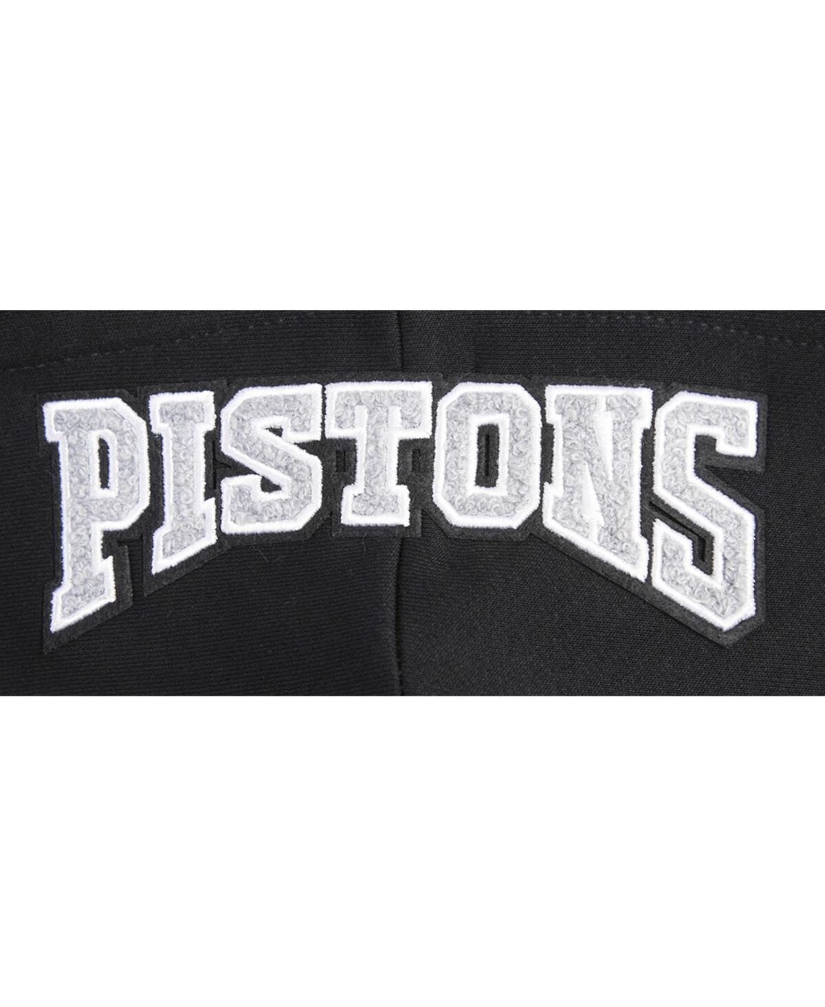 Shop Pro Standard Women's  Black Detroit Pistons 2023/24 City Edition Cropped Pullover Hoodie