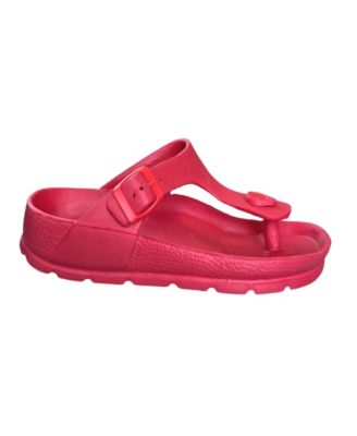 Women s Comfort Slide Thong Buckle EVA Flat Sandal