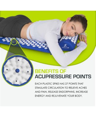 Acupressure Mat and Pillow Set