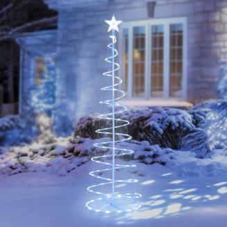Yescom Twinkle 6Ft Spiral Christmas Tree Light 182 LED 8 Model for ...