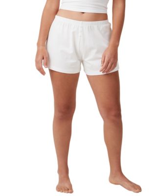 Macy | Women’s Comfortable Button Detail Shorts