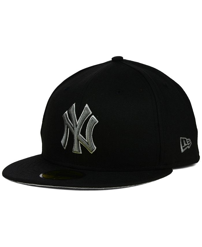 New Era New York Yankees Black Graphite 59FIFTY Cap - Macy's