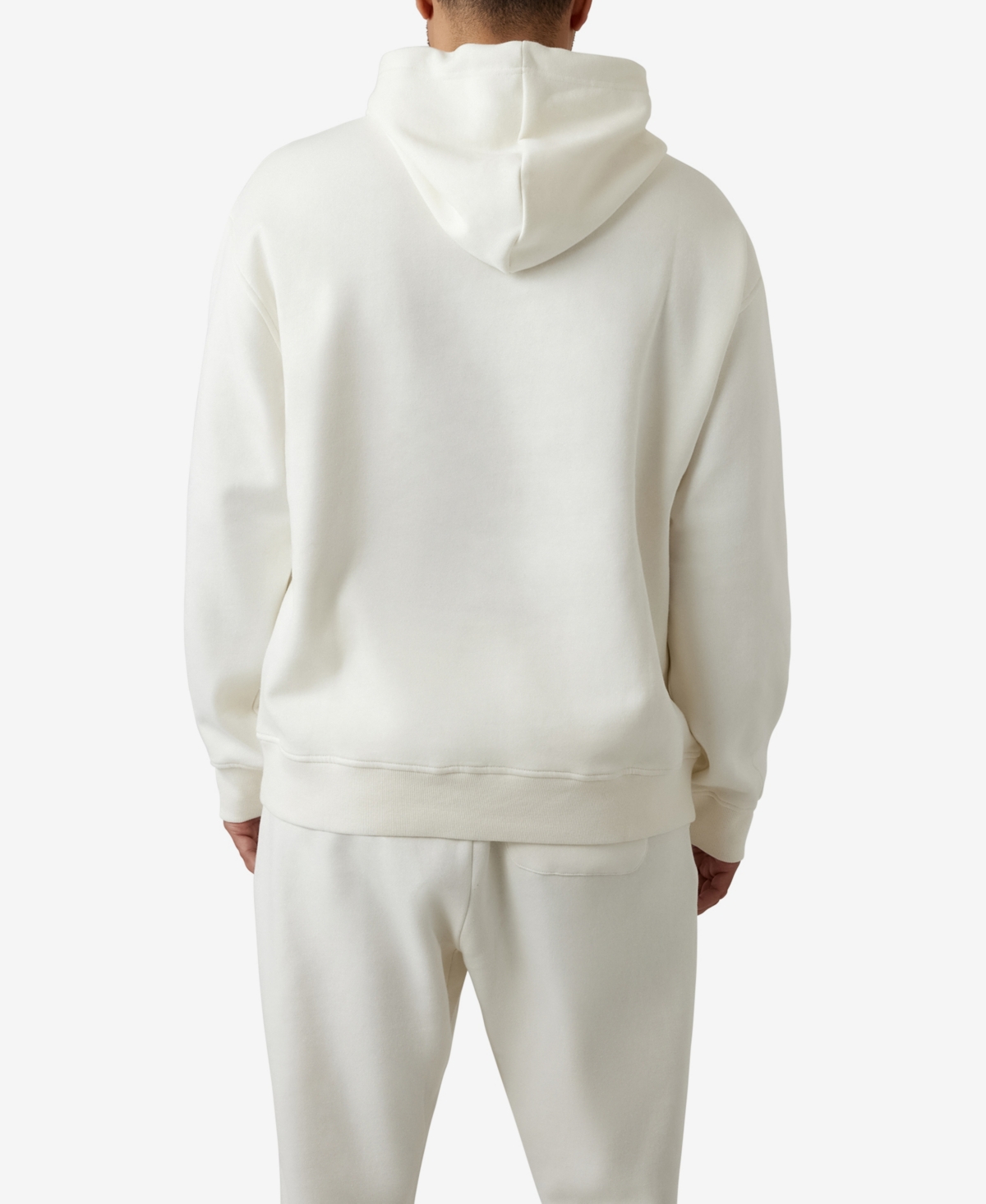 Shop True Religion Men's Relaxed Stretch Arch Hoodie In Winter White