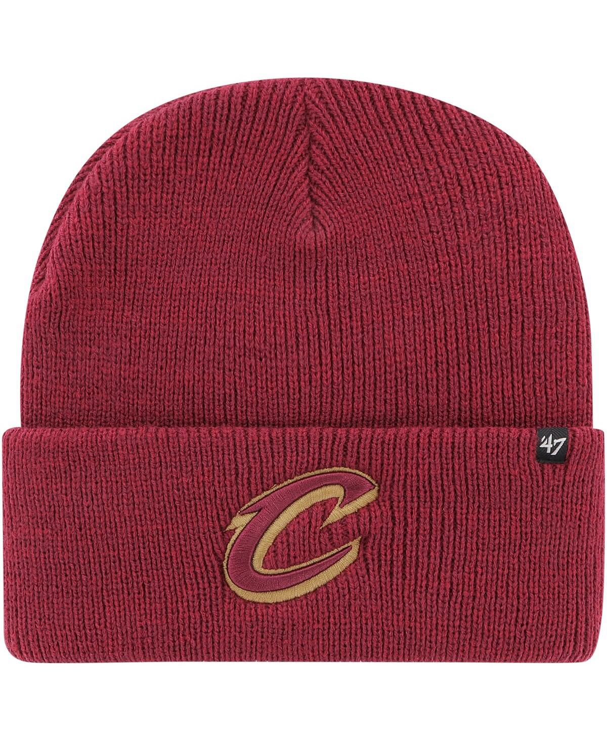 Мужская вязаная шапочка с манжетами Wine Cleveland Cavaliers Brain Freeze