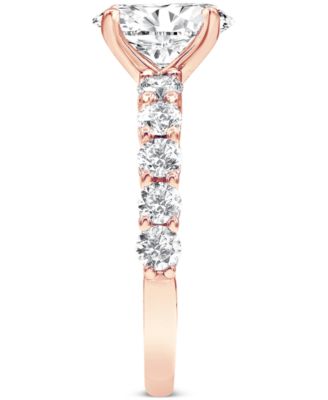 Badgley Mischka Certified Lab Grown Diamond Oval Bridal Set (3-3/8 ct. t.w.) in 14k Gold