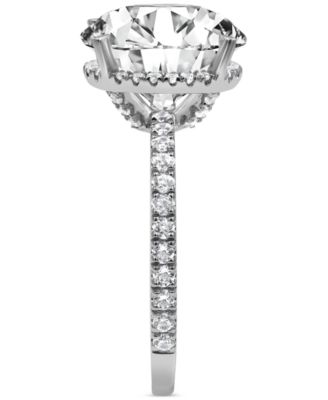 Certified Lab Grown Diamond Hidden Halo Engagement Ring (4 ct. t.w.) in 14k Gold