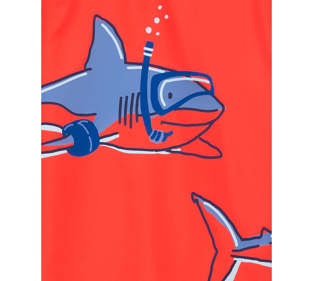 Shop Carter's Toddler Boys Scuba Shark Rash Guard Top And Printed Swim Shorts, 2 Piece Set In Assorted