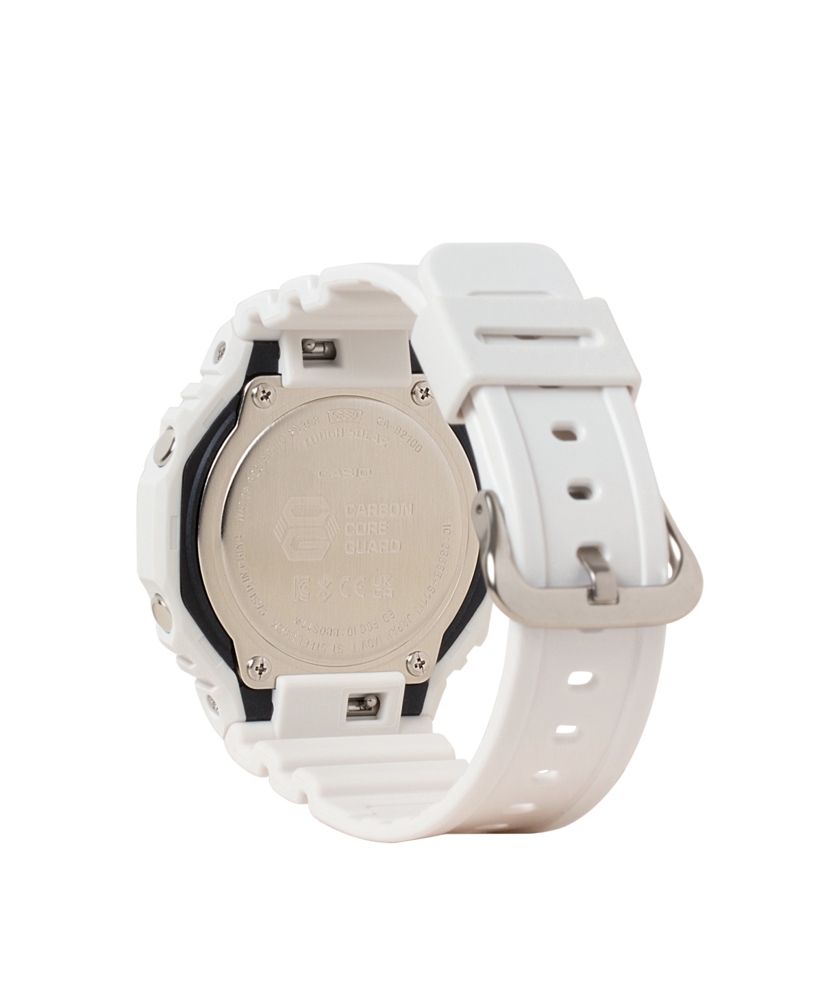 G-shock Men's Analog Digital White Resin Watch, 45.5mm, Gab2100fc-7a In White