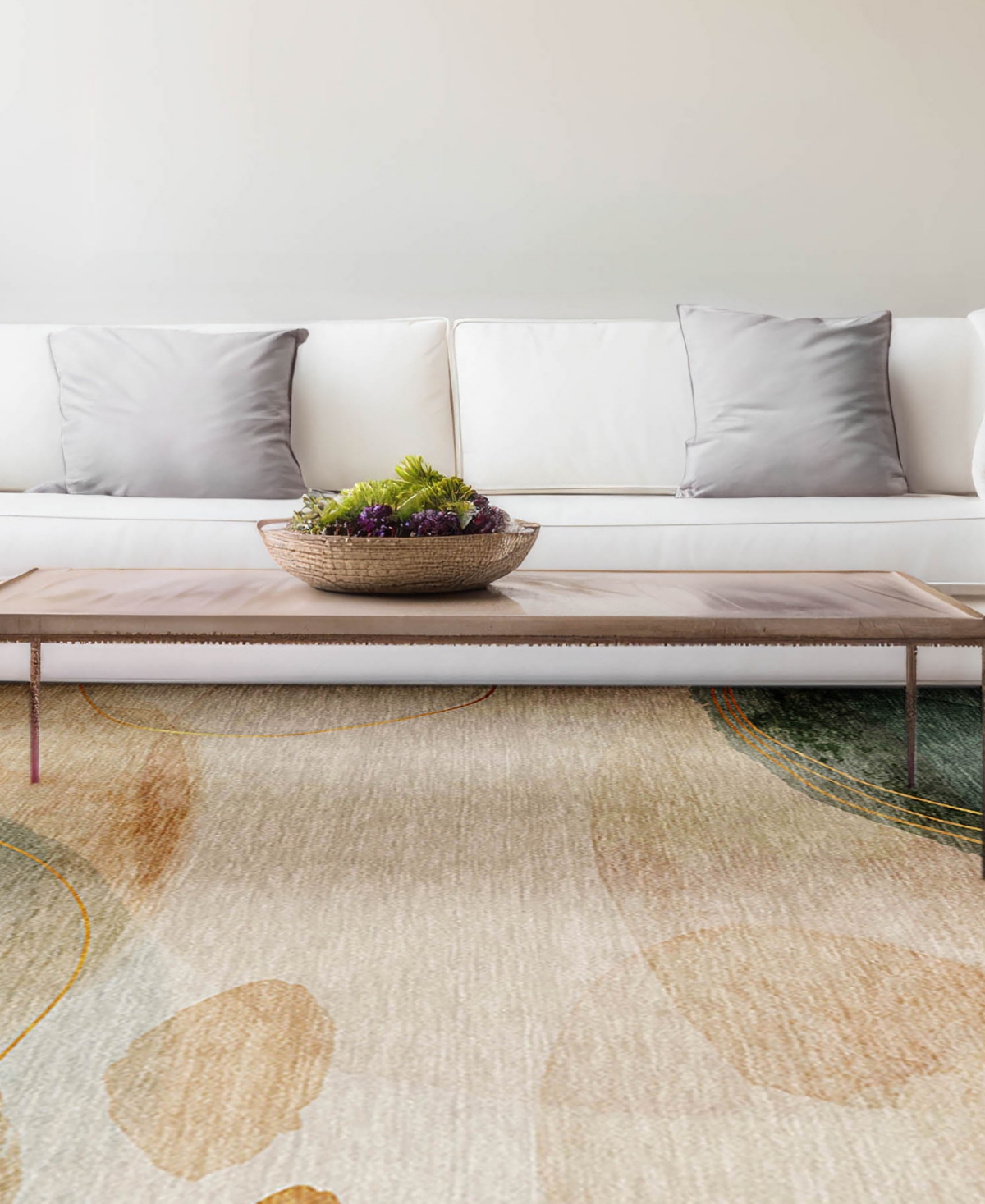 Dalyn Odyssey Oy16 10' X 14' Area Rug In Beige