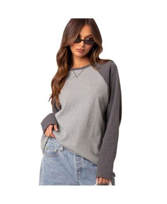 Women's Me Time Oversized Waffle Top