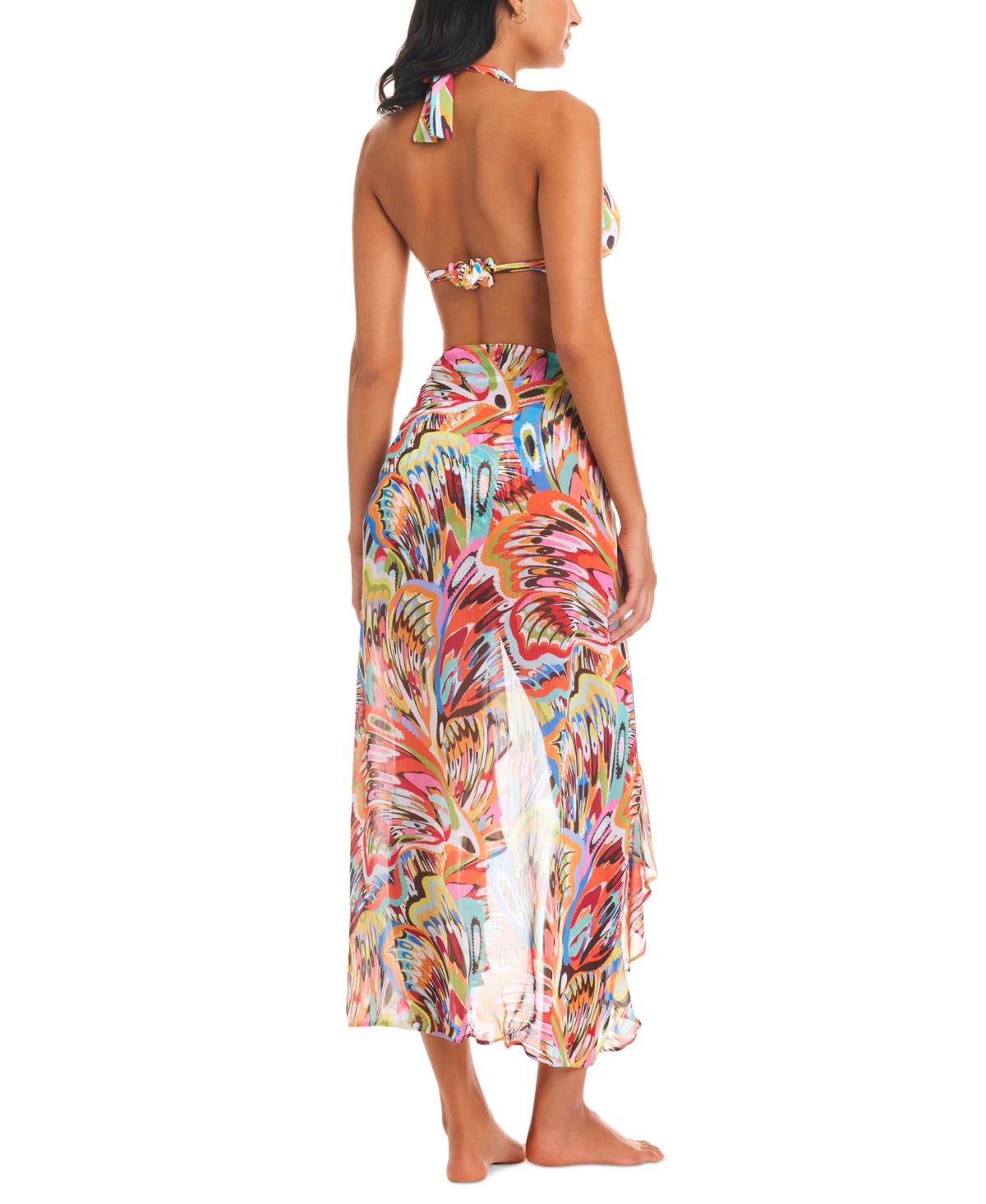 Shop Bleu By Rod Beattie Women's Break The Mold Sarong Cover-up In Multi